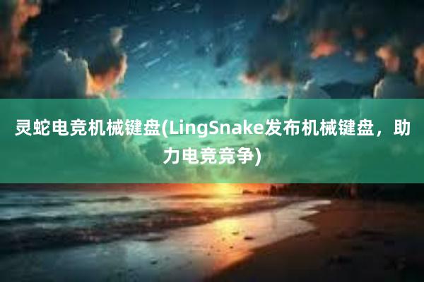 灵蛇电竞机械键盘(LingSnake发布机械键盘，助力电竞竞争)