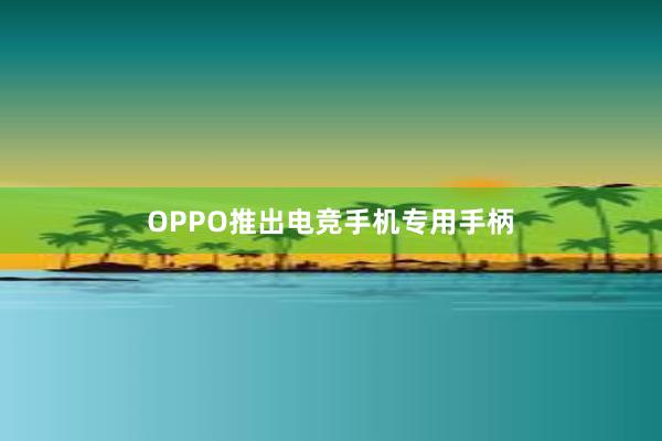 OPPO推出电竞手机专用手柄